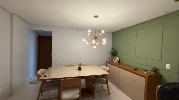 Lustre Pendente Sputnik 12 Braços Cobre Rosé + Lâmpadas