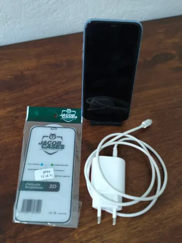 IPhone XR (azul) - com carregador e película