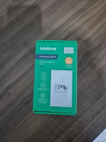 Tomada Inteligente Wi-Fi ETS 1001 Branco Intelbras