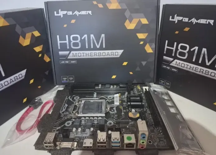 Placa mãe H81M 1150 DDR3 4° Geração
