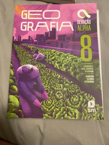 Livro Geografia 8 ano - Fernando dos Santos - editora SM