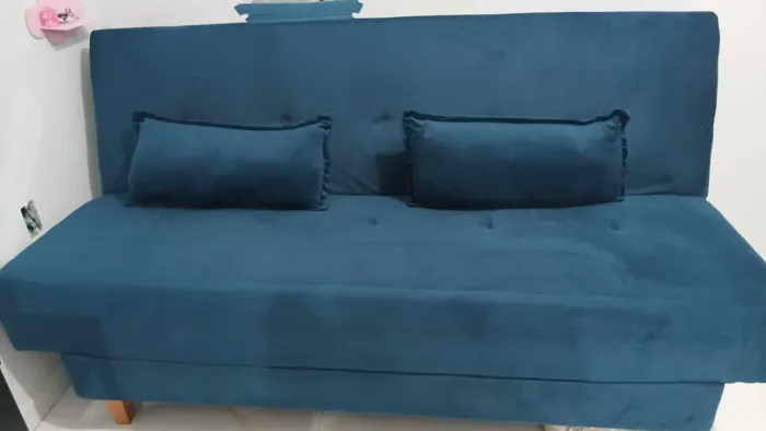 Sofá Cama Azul Marinho