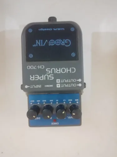 Pedal distorção chorus 