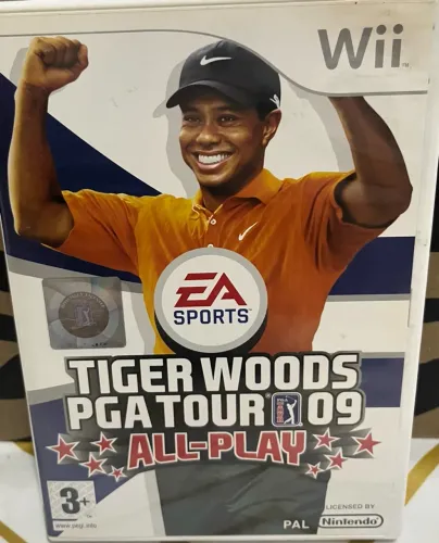 Jogo Nintendo Wii - Tiger Woods PGA Tour 09: All-Play (Original/PAL)