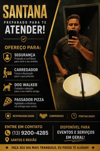 Me ofereço Segurança eventos !
