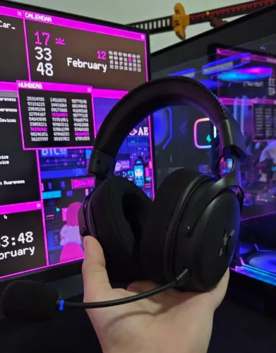 Headset Gamer MCHOSE V9 Pro Tri-Mode Bateria dura mais de duas Semanas NOVO 