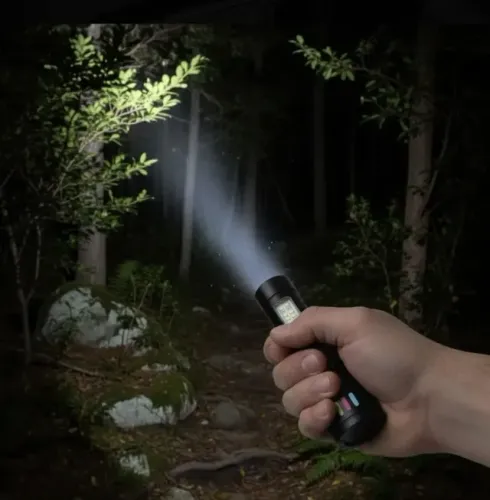 lanterna de led recarregavel Tipo C luz Branca