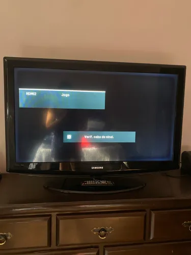 TV LCD 40? SAMSUNG COM CONTROLE E SUPORTE 