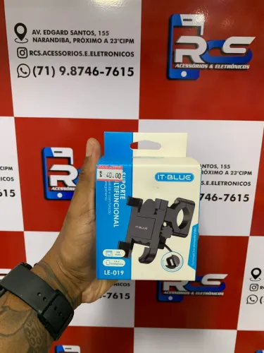 Suporte Pra Moto Articulado Com Entrada Usb