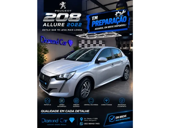 Peugeot 208 Allure 1.6 Flex 16V 5P Aut. 2022
