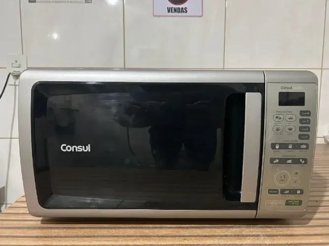 Vendo Microondas Consul Cinza - Entrega e Garantia Inclusas!!!
