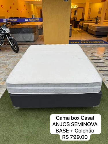 Cama de Casal ANJOS USADA - ENTREGAMOS! 