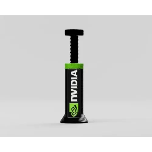 Kit 2 Suportes verticais ajustáveis para placa de vídeo VGA - Logo Nvidia