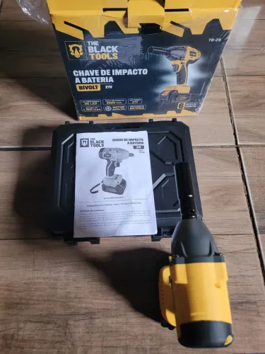 chave de impacto the black tools nova na caixa