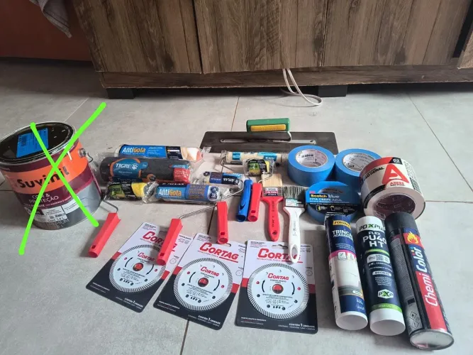 KIT PINTURA PROFISSIONAL (MELHORES MARCAS)