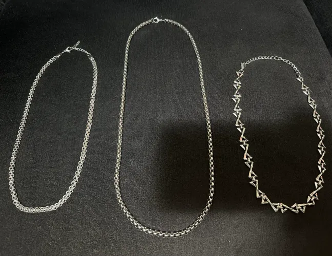 Cordões de aço inox