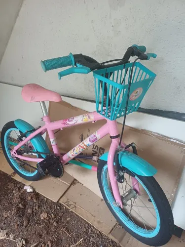 Bicicleta Aro 16 Infantil Rosa Feminina Otimo Estado
