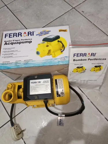 Bomba d'água periférica Acquapump 1/2 CV bivolt 127/220v Ferrari 