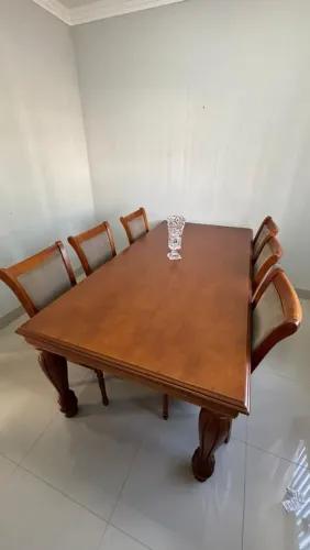 Mesa Madeira Imbuía 8 Lugares