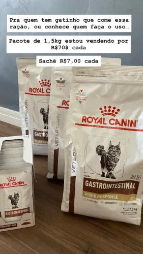 RAÇÃO ROYAL CANIN GASTROINTESTINAL FIBRE RESPONSE GATOS 