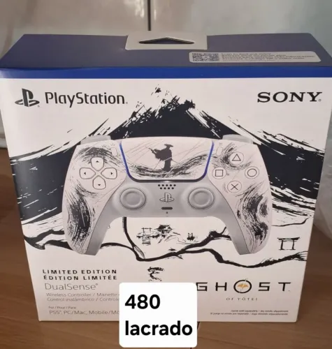 Controle Ghost Of Yotei Ps5 Novo Lacrado