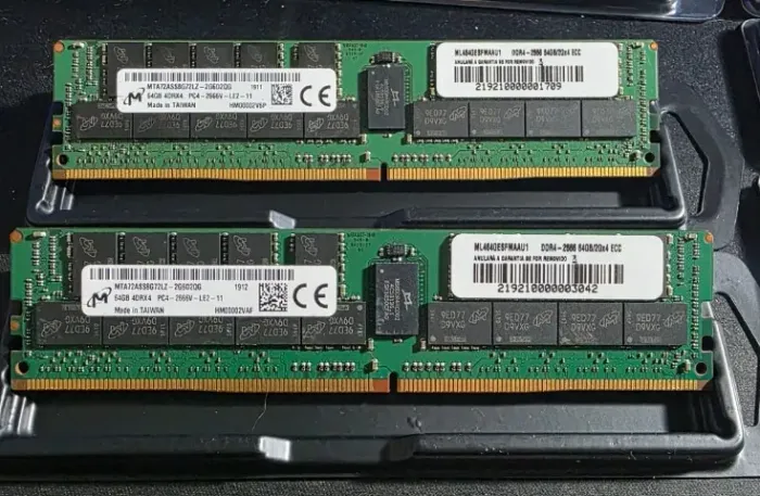 Memória Micron 64GB DDR4 2666MHz ECC LRDIMM Servidor