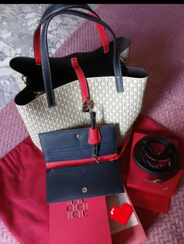 Kit Bolsa e carteira carolina herrera