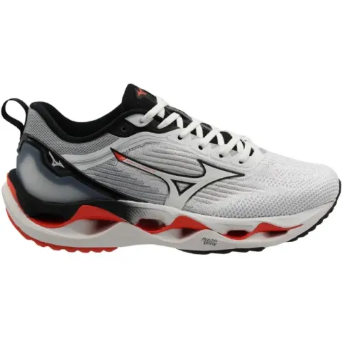 Tênis de Corrida Masculino Mizuno Wave Stratos 3 Branco 101006006BCO1