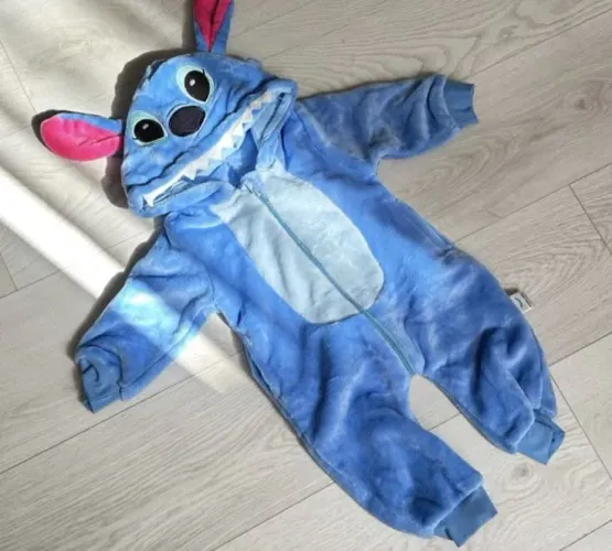 Roupinha para bebê até 6 meses stich.