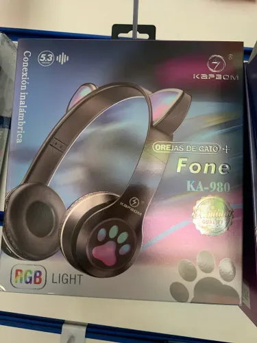 Fone de ouvido gatinho sem fio ST-71