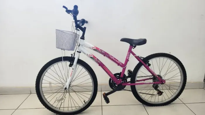 Bicicleta Track & Bikes Parati Aro 24 18 Marchas - Quadro de Aço Freio V-Brake