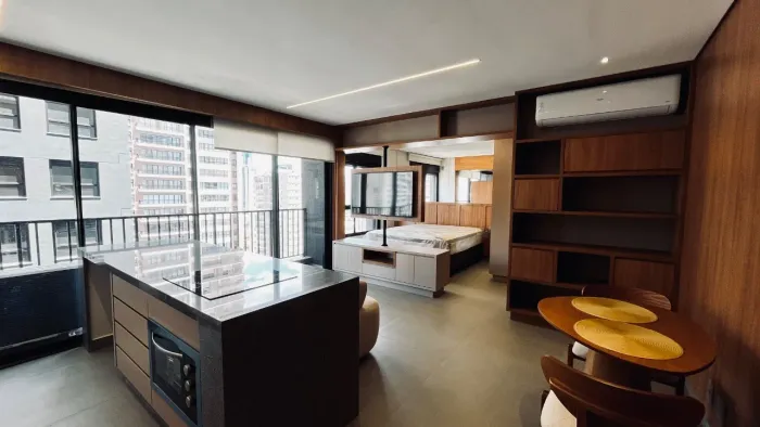 Apartamento Mobiliado 41m² no Setor Oeste | 1 Quarto