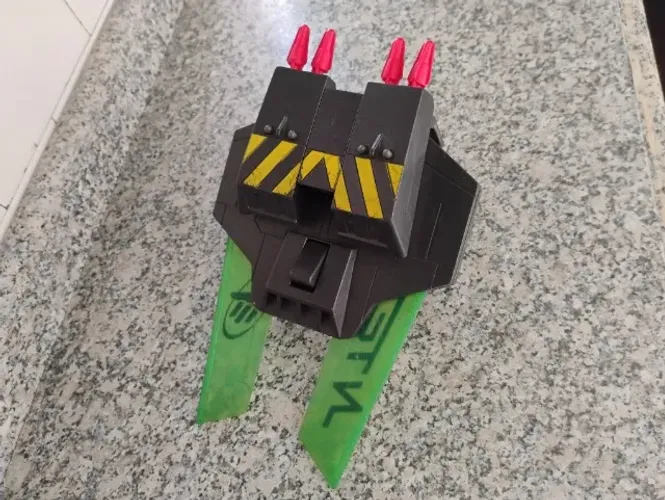 Asa NTEK original do Max Steel com projéteis