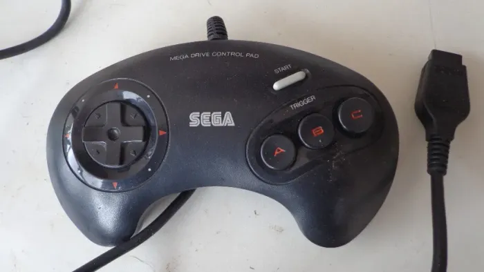Controle 3 Botões Original tectoy para MegaDrive funcionando
