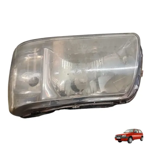 Farol Esquerdo Uno Fire 1.0 1.4 8v 2002 A 2012 Com Detalhes Esquerdo