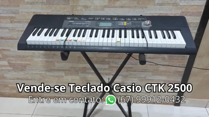 Teclado Casio CTK 2500 (usado em bom estado)