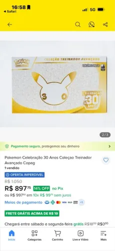 Carta pokémon