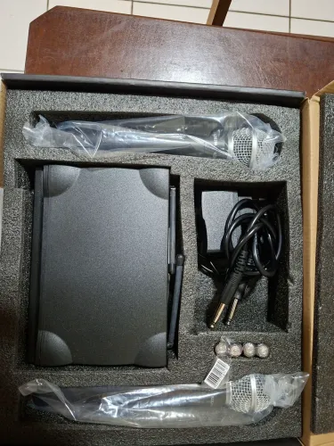 VENDE-SE MICROFONE DUPLO KDS