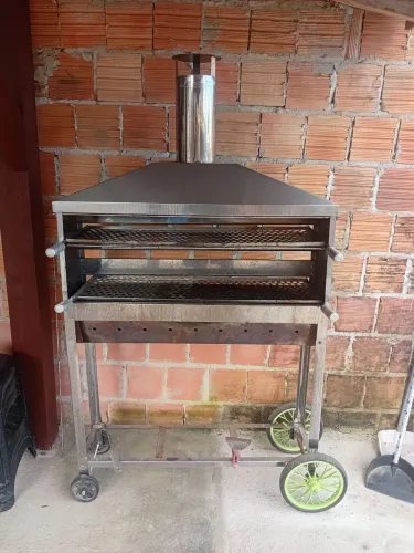 Churrasqueira inox
