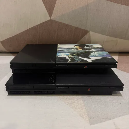 2 PS2 PlayStation Sem Cabos e sem controle, Não Testados