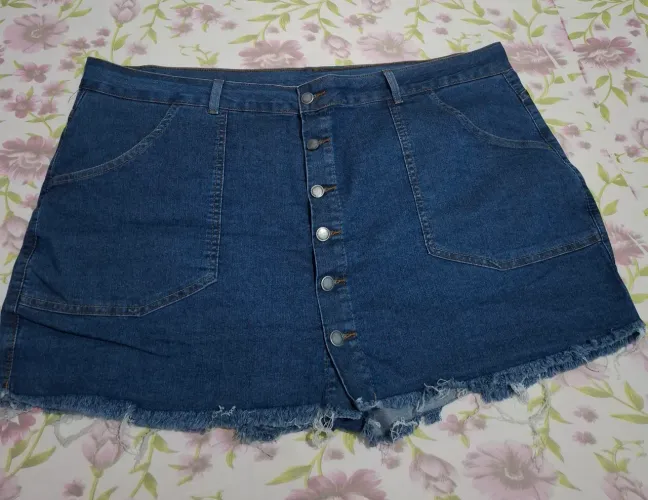 SHORTS JEANS PLUS SIZE
