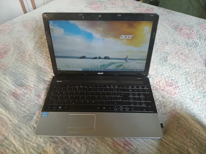 Notebook Acer E1-571 Intel Core I3 8GB RAM Funcionando com detalhes