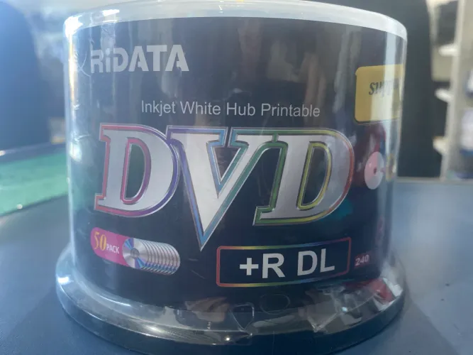 50 Dvd Ridata 8.5 DL Overbrurm