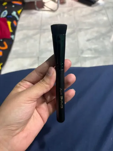 Pincel Para Contorno Aviva Jequiti 14 Cm Cor Preto