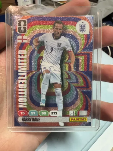 Card Adrenalyn XL limited edition Harry Kane, versão europeia