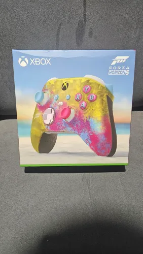 Controle xbox series edicao forza novo caixa aberta