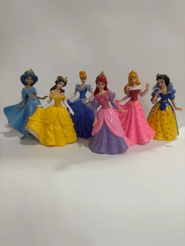 Lote com 6 princesas Disney