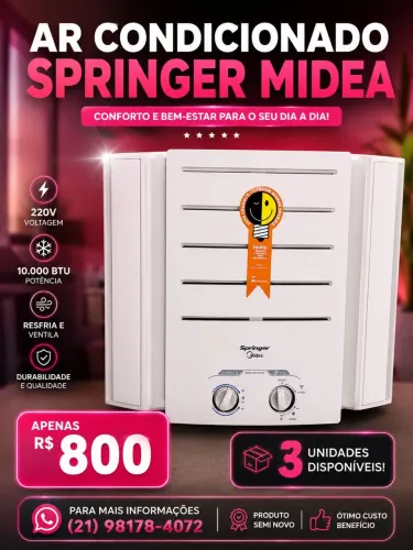 Ar-condicionado Springer Midea - VENDO