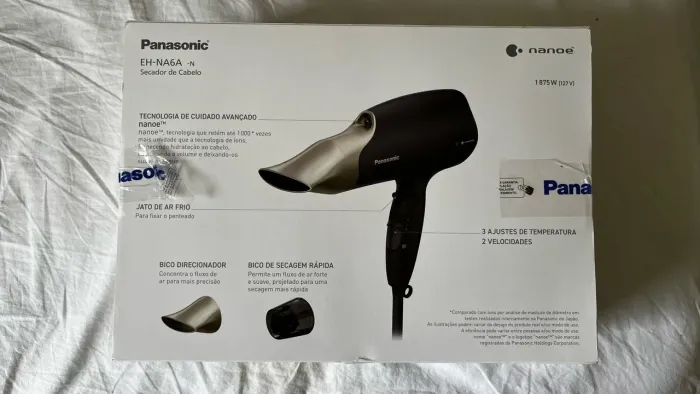SECADOR PANASONIC NANOCARE EH-NA6A ? NOVO E LACRADO! ?