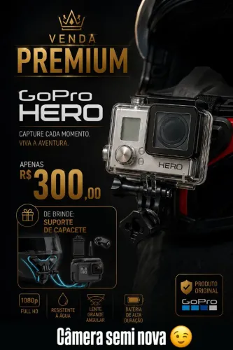 VENDO GOPRO HERO 3 WHITE COMPLETA.